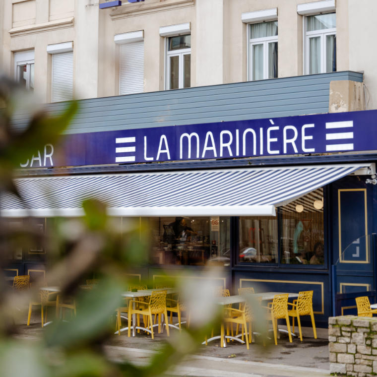 La Marinière, terrasse restaurant crêperie et fruits de mer à Saint-Malo