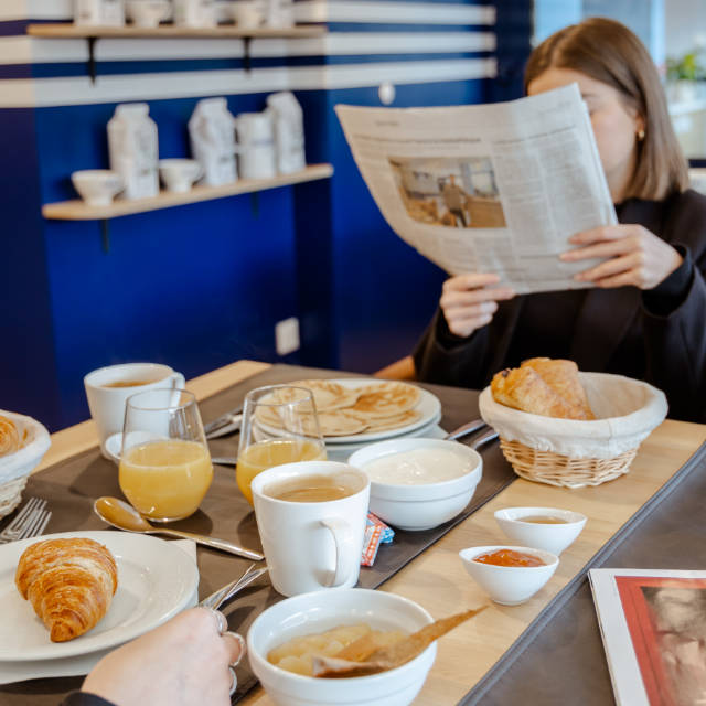 Hôtel La Marinière à Saint-Malo, restaurant, petit-déjeuners